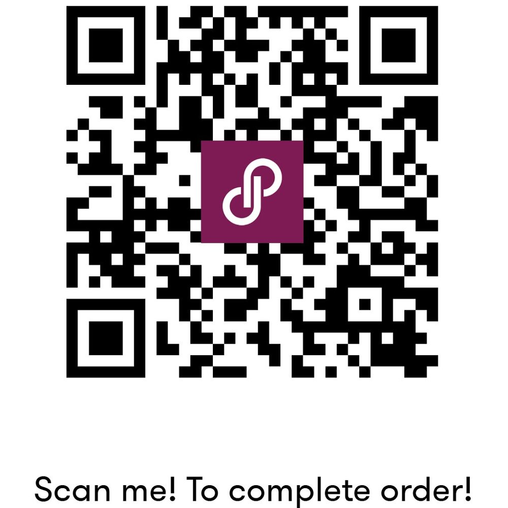SCAN QR CODE TO COMPLETE ORDER
